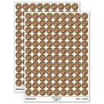 thumbnail image 1 of Turtle Swimming Doodle 200+ Round Stickers - Brown - Gloss Finish - 0.50" Size, 1 of 3