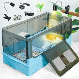 Aqua Culture 10 Gallon Turtle Aquatic Reptile Habitat Starter Kit Walmart