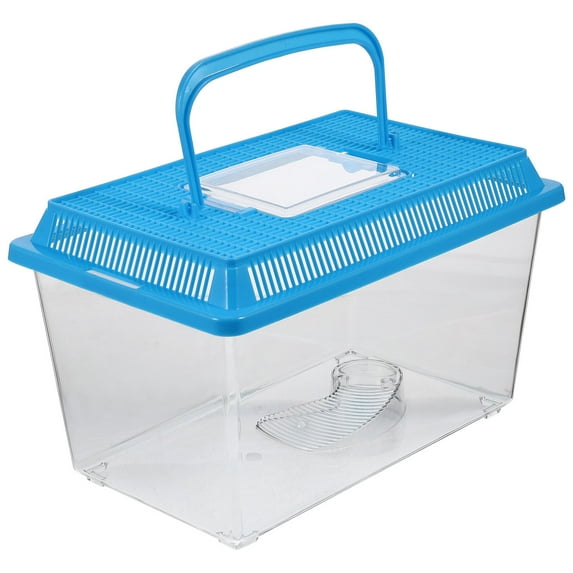 Turtle Tank with Platform Creative Turtle Carrying Box Tank Practical Turtle Tank Aquarium