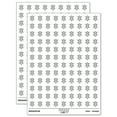 thumbnail image 1 of Turtle Top View 200+ Round Stickers - White - Matte Finish - 0.50" Size, 1 of 3