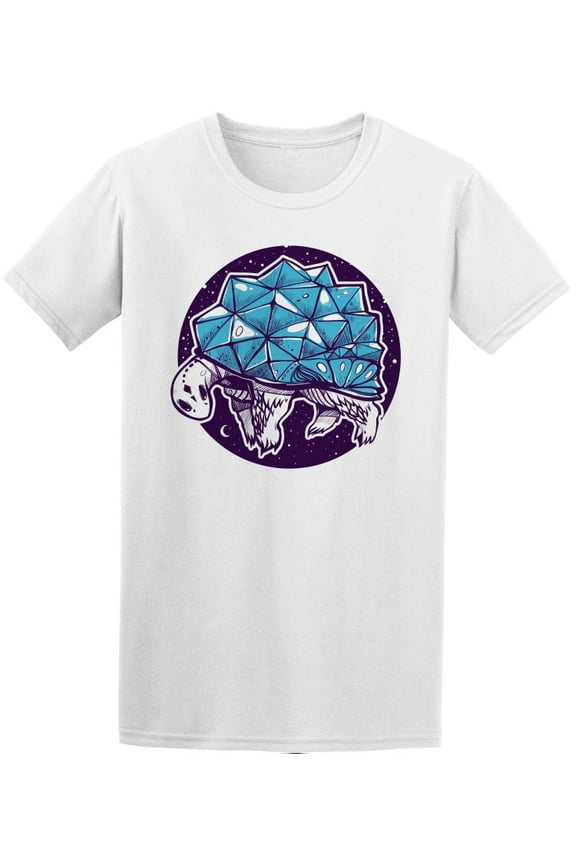 Turtle Tortoise Crystal Shell T-Shirt Men -Image by Shutterstock, Male Large