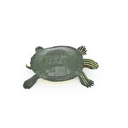 Turtle Toy, Red Eared Slider, Museum Quality Rubber Figure, Model, Educational, Animal, Hand Painted, Figurines 5" CH122 BB97