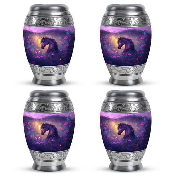 Turtle Urns for Human Ashes Adult Male Dad, Urn for Ashes for Women, small Urns for human Ashes keepsake, Funeral Urn, Mini Urns for Ashes(Size - 3inch, 4 Pcs)