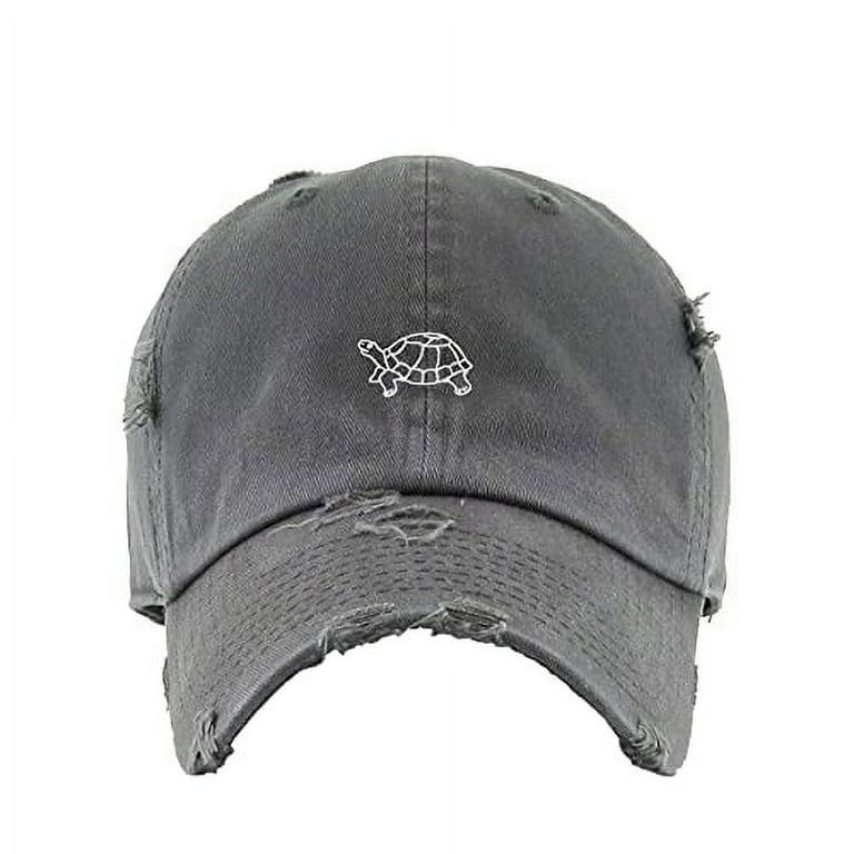 Grey distressed hat hotsell