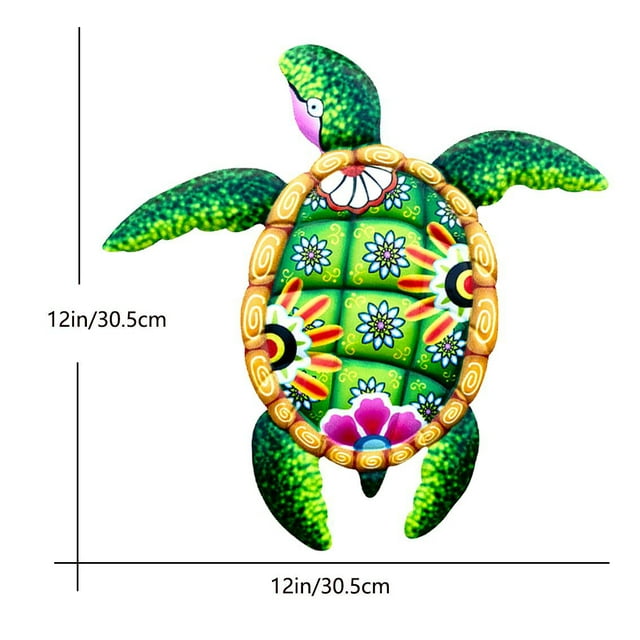 Turtle Wall Decor Hanging Turtle Wall Art Wall Sculpture Outdoor Wall