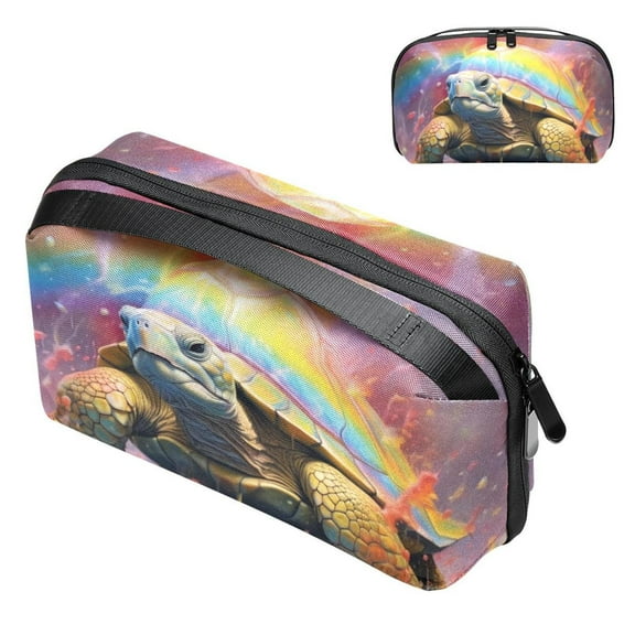 Turtle Waterproof Oxford Cloth Travel Case for Electronic Devices, USB Organizer, Charger Organizer Travel Case, Phone Cable Organizer - 5.9x9.44x3.14 in