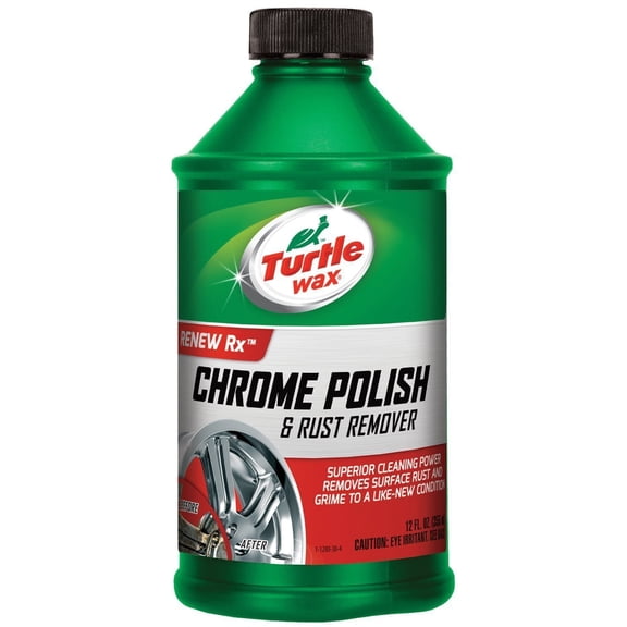 Turtle Wax 50786 Renew Rx Chrome Polish and Rust Remover, 12 oz