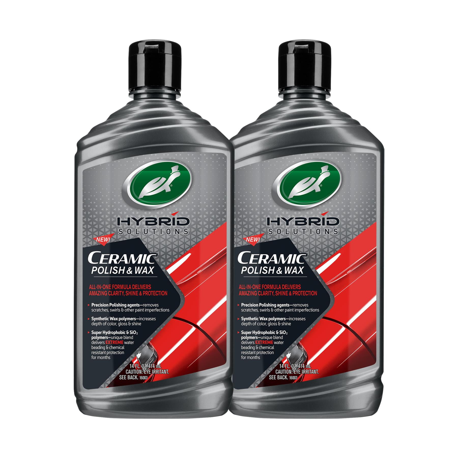 Turtle Wax 53412 Hybrid Solutions Ceramic Polish & Wax 14 Fl Oz. 2-Pack