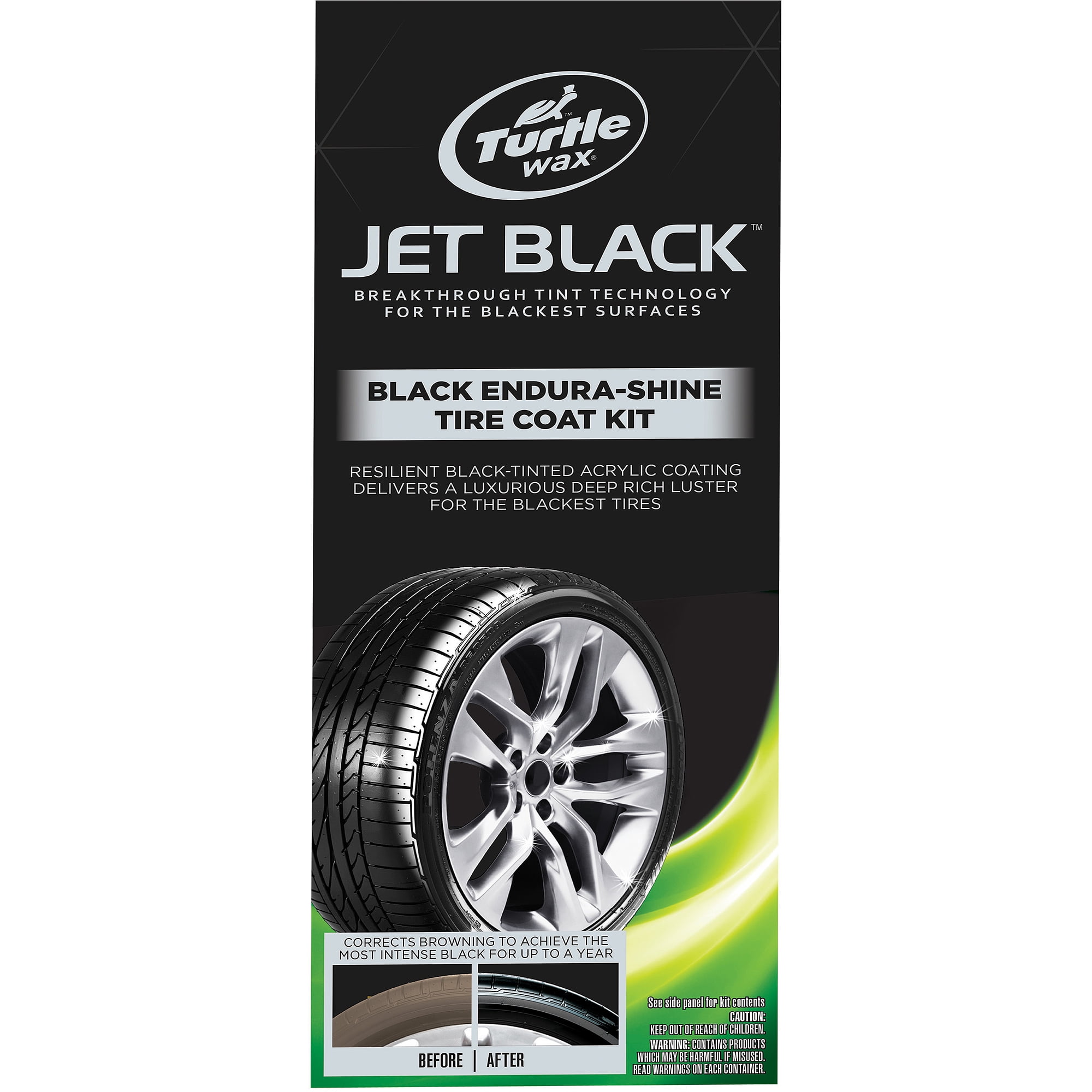 Give your Tires a Deep, Black Shine that Lasts a Year Long 