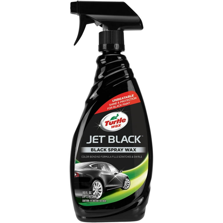 Turtle Wax Black Spray Wax, Deep Shine, Scratch Filler, Water
