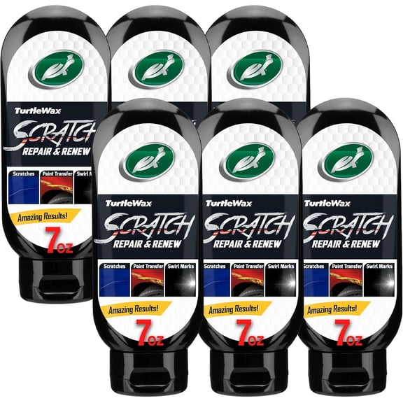 Turtle Wax Car Paint Scratch Repair & Renew 7 oz, 6 Pack