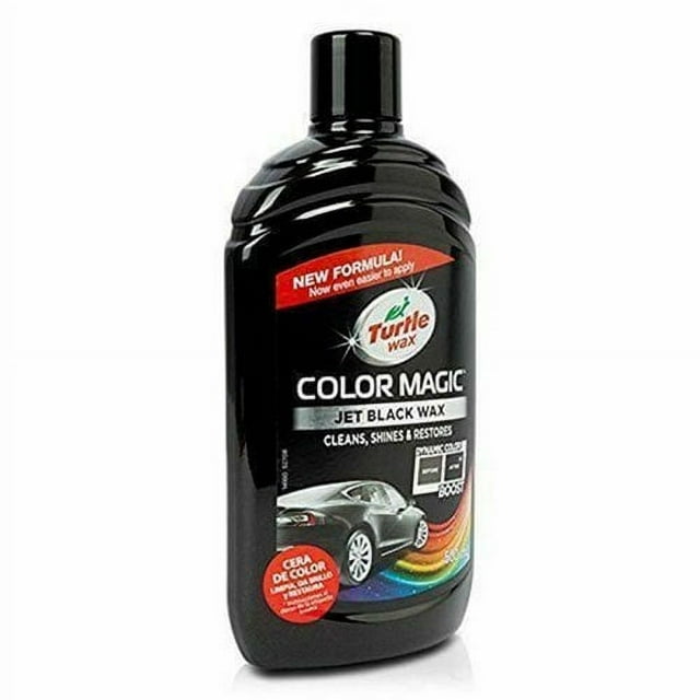 Turtle Wax Quick Automobile Car Polish, Color Magic Jet Black, 500ml