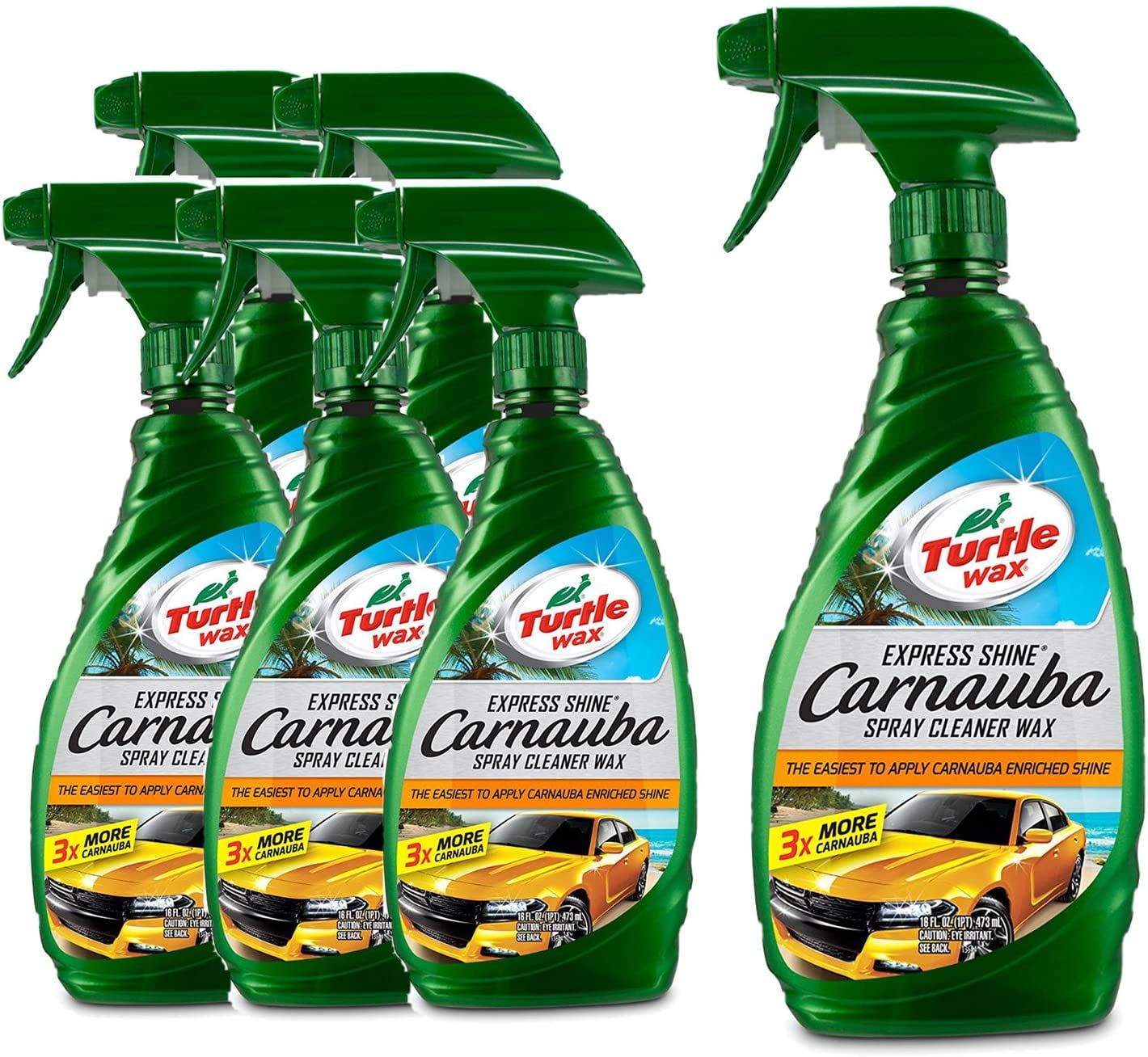 Hi-Lustre Nano Carnauba Spray Wax, Instant Shine Car Wax to Seal & Maintain  Paint UV-Blocking, Hydrophobic Car Detailer Wax, Streak-Free and Safe for