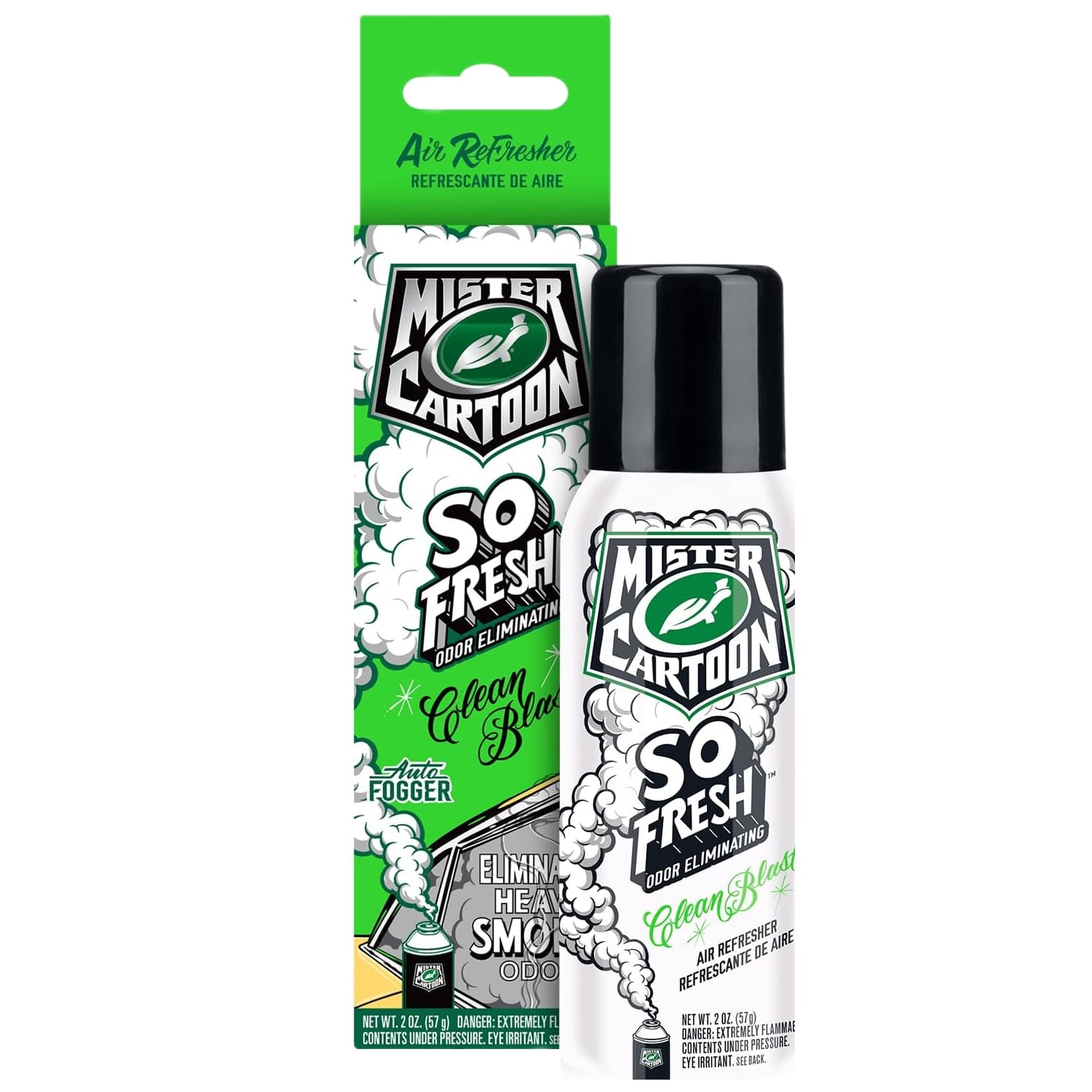 Turtle Wax FOGGER Clean Blast 2 oz: Ultimate Car Fogger and Smoke Odor Eliminator – Long-Lasting Scent Car Air Freshener