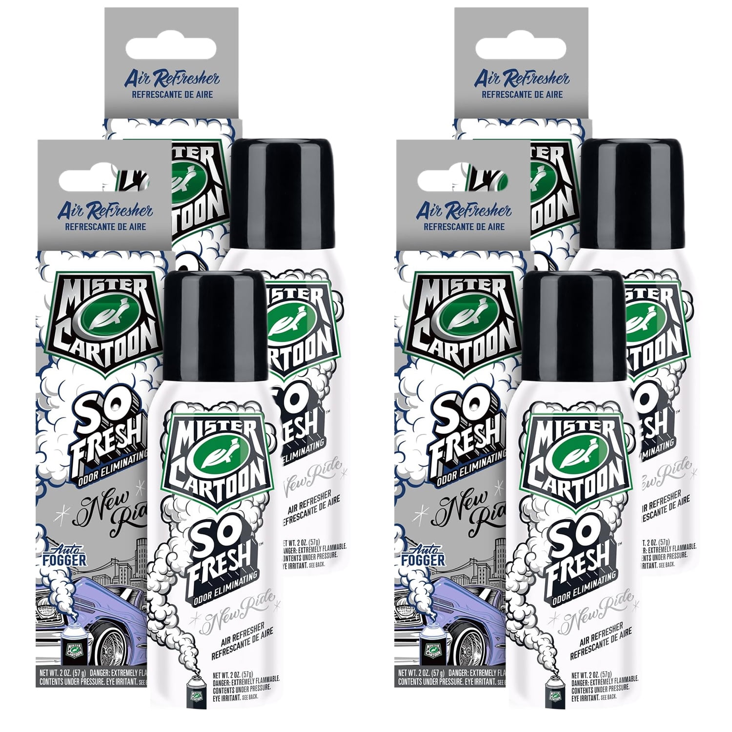 Turtle Wax FOGGER New Ride 2 oz Ultimate Car Fogger and Smoke Odor Eliminator LongLasting