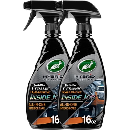 Turtle Wax Hybrid Solutions Graphene Inside Job Interior Cleaner & Protectant 2-Pack