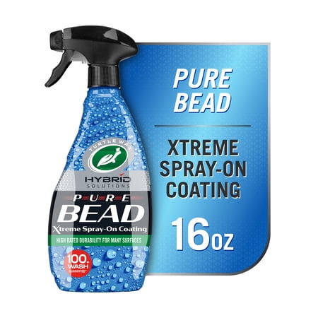 Turtle Wax Hybrid Solutions Pure Bead Advanced Car Coating Spray, For Auto, Home, & Marine Use, 16oz.