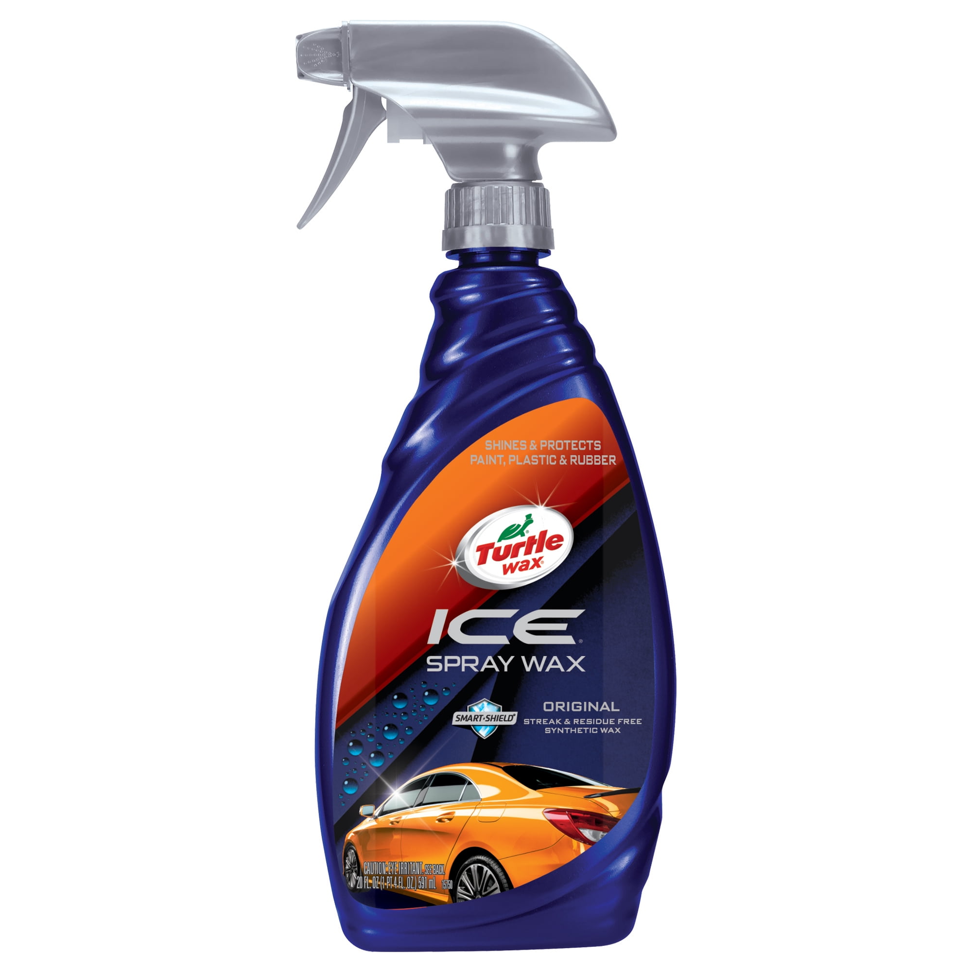 Turtle Wax 53879 Ice Spray Wax, Ultimate High Shine Wax Finish, for Use on Car Paint, Trim and Plastics, Safe for Motorcycles, RV's, Trucks & More