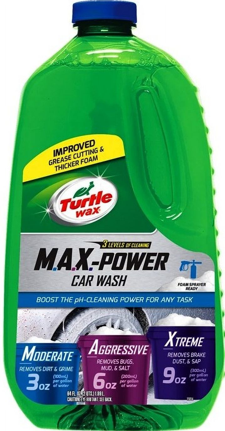 Turtle Wax  Max-Power Car Wash 64 oz