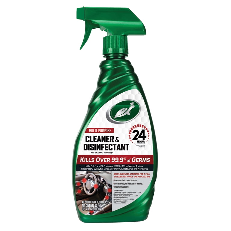Turtle Wax Multi-Purpose Cleaner and Disinfectant, 23 oz - Walmart.com