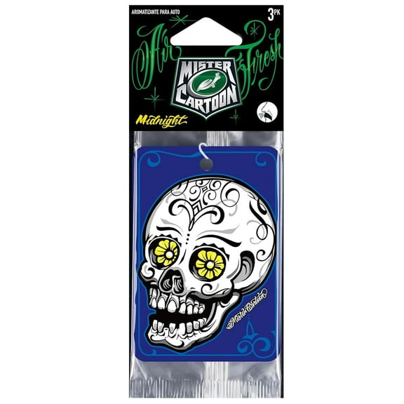 Turtle Wax PAPER: Premium Hanging Car Air Freshener - Long Lasting Car Air Fresheners for Car & Home, Midnight Fragrance