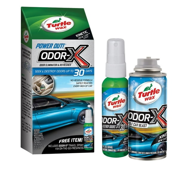 Turtle Wax Power Out Odor-X Automotive Air Freshener Kit