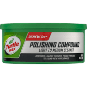 Turtle Wax Renew Rx Light to Medium Polishing Compound Cleaner, 10.5 oz