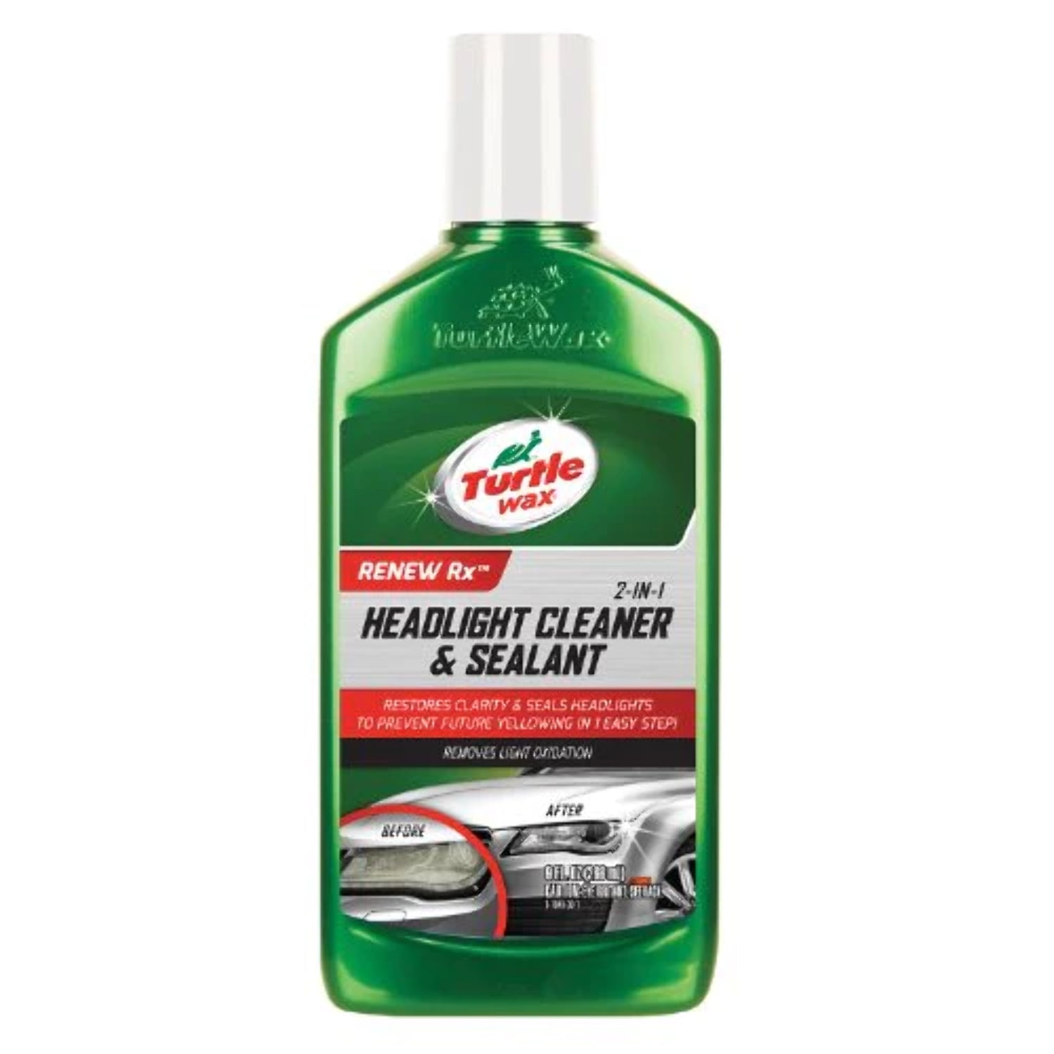 Turtle Wax T-43 (2-in-1) Headlight Cleaner and Sealant - 9 oz. , Green 