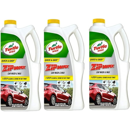 Turtle Wax T-79 Zip Wax Liquid Car Wash and Wax. 64 oz. - 3 Pack