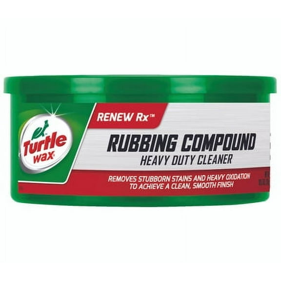 Turtle Wax Rubbing Compound T230A Paste - Heavy Duty Cleaner - 10.5 oz