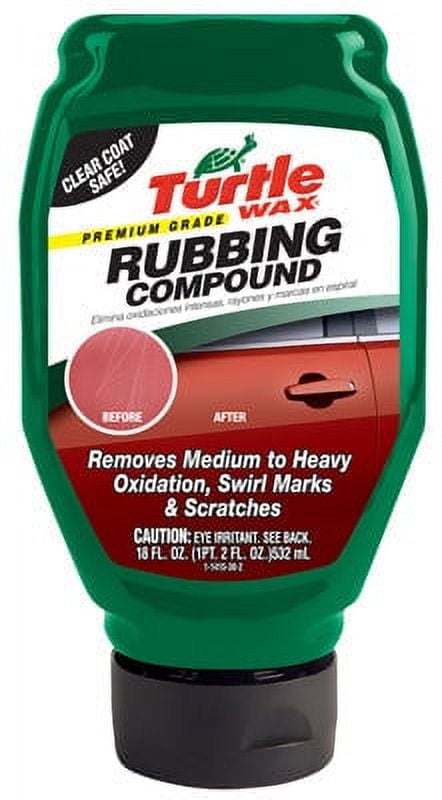Turtle Wax Renew Rx Rubbing Compound and Heavy Duty Cleaner, 10.5 oz 