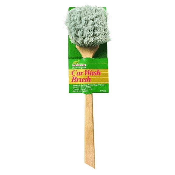 Carrand Utility Car Wash Brush Long Handle - Soft Plastic Bristles - 20 in