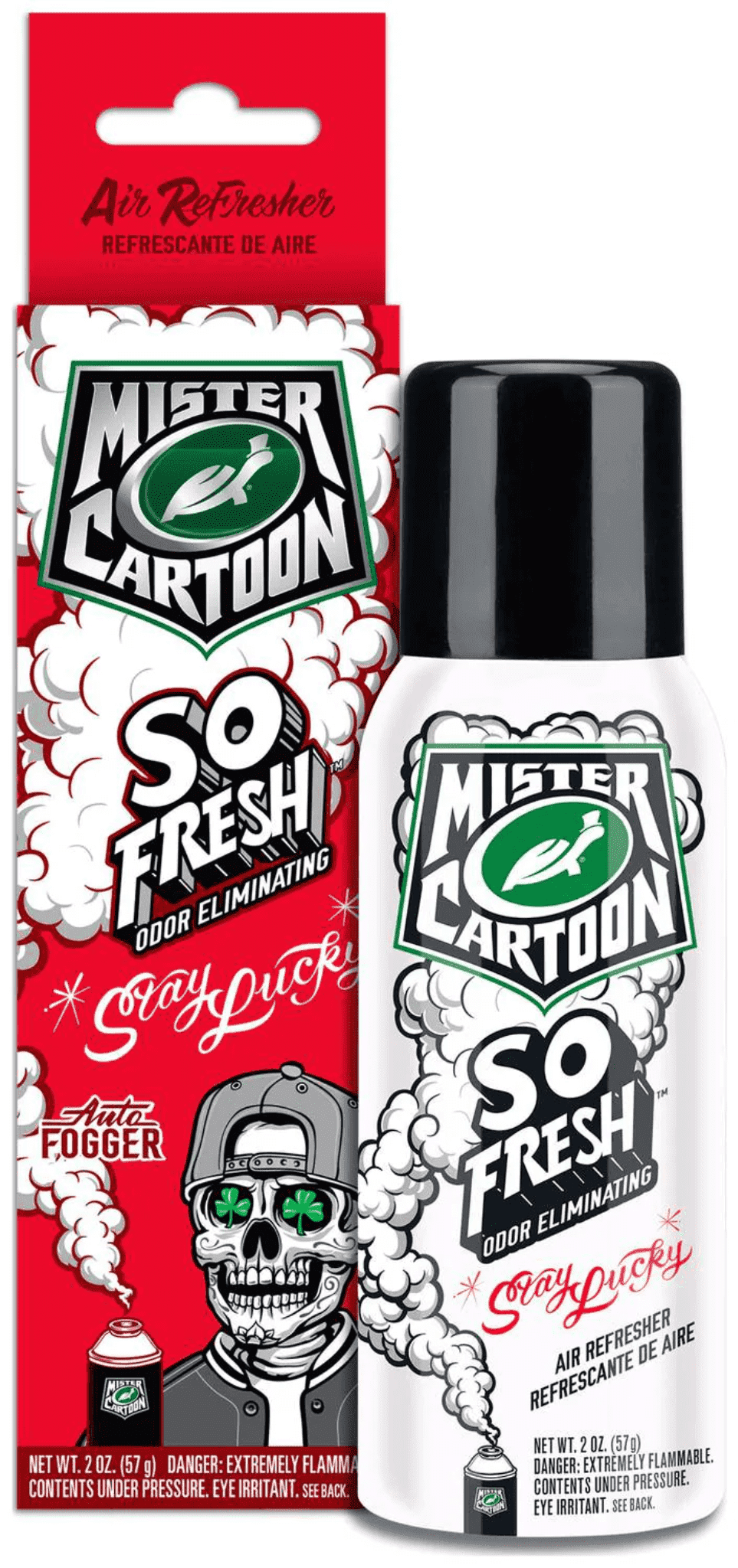 Turtle Wax X Mister Cartoon 2 Ounce, Stay Lucky Aerosol Odor