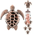 thumbnail image 1 of Turtle Wind Chimes Outdoor - 33" Large Retro Wind Chimes Bell, Garden Wind Chimes with 4 Aluminum Tuned and 7 Turtles for Indoor Outdoor Garden Patio Decor, 1 of 11