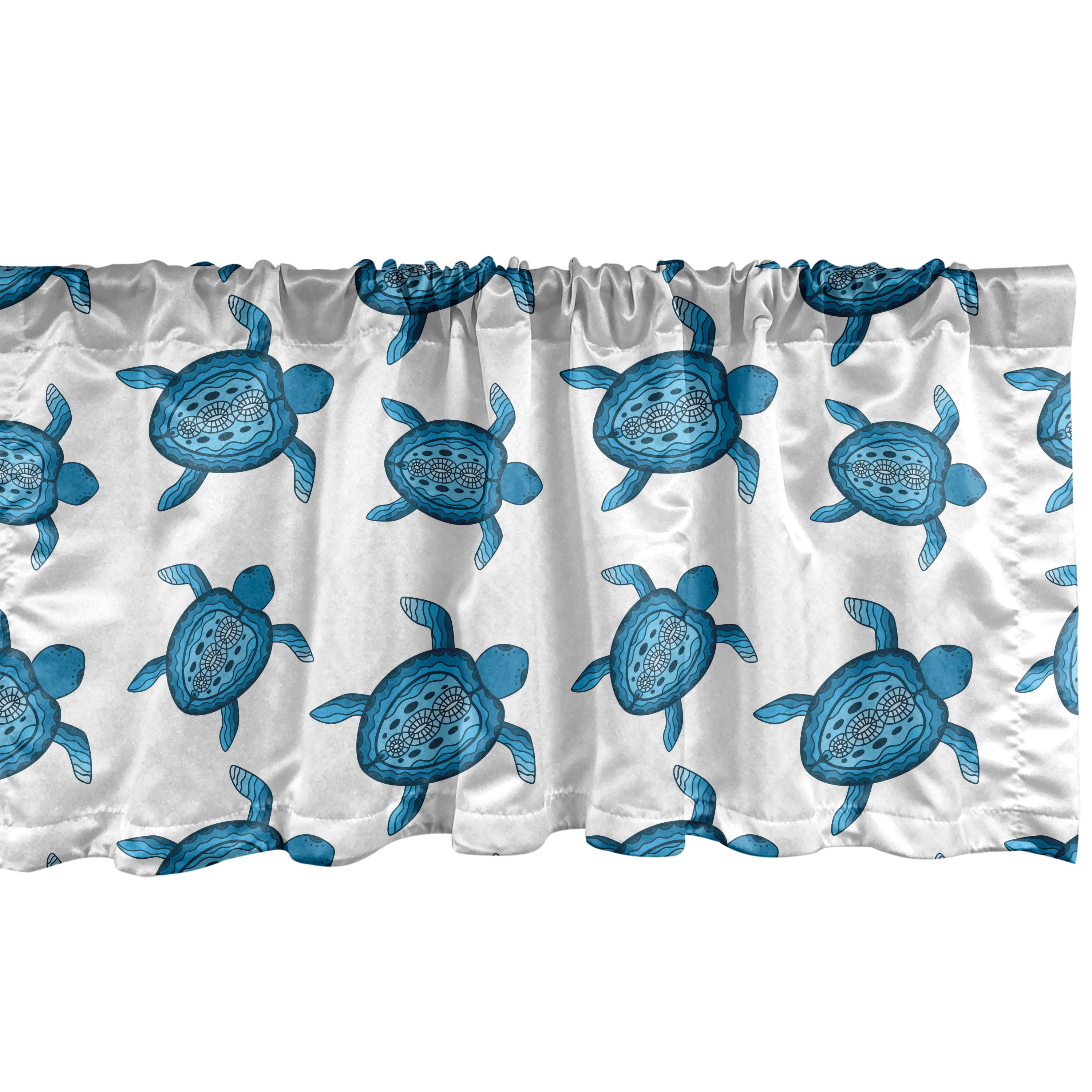 Turtle Window Valance Pack of 2, Aboriginal Style Animal Native