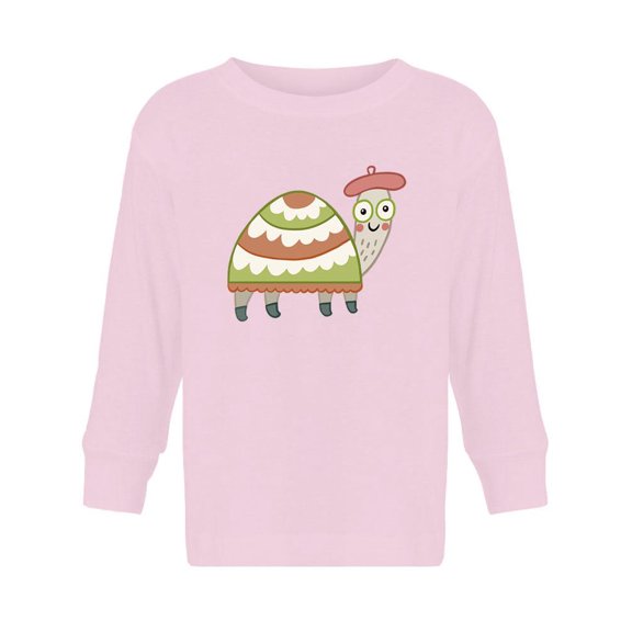 Turtle With A Hat Long Sleeve Toddler -Image by Shutterstock, 5 Toddler