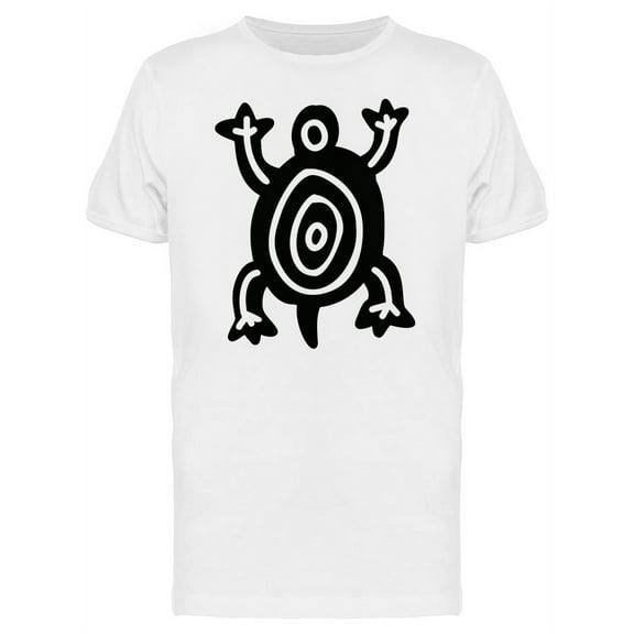 Turtle With Tribal Art T-Shirt Men -Image by Shutterstock, Male Small