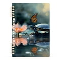 thumbnail image 1 of Turtle and Flower Spiral Journal Notebook College Ruled Notebook 8.3" x 5.7" A5 Lined Thick Paper Page, 1 of 6