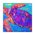 thumbnail image 1 of "Turtle in the Sea" - Canvas, 1 of 25
