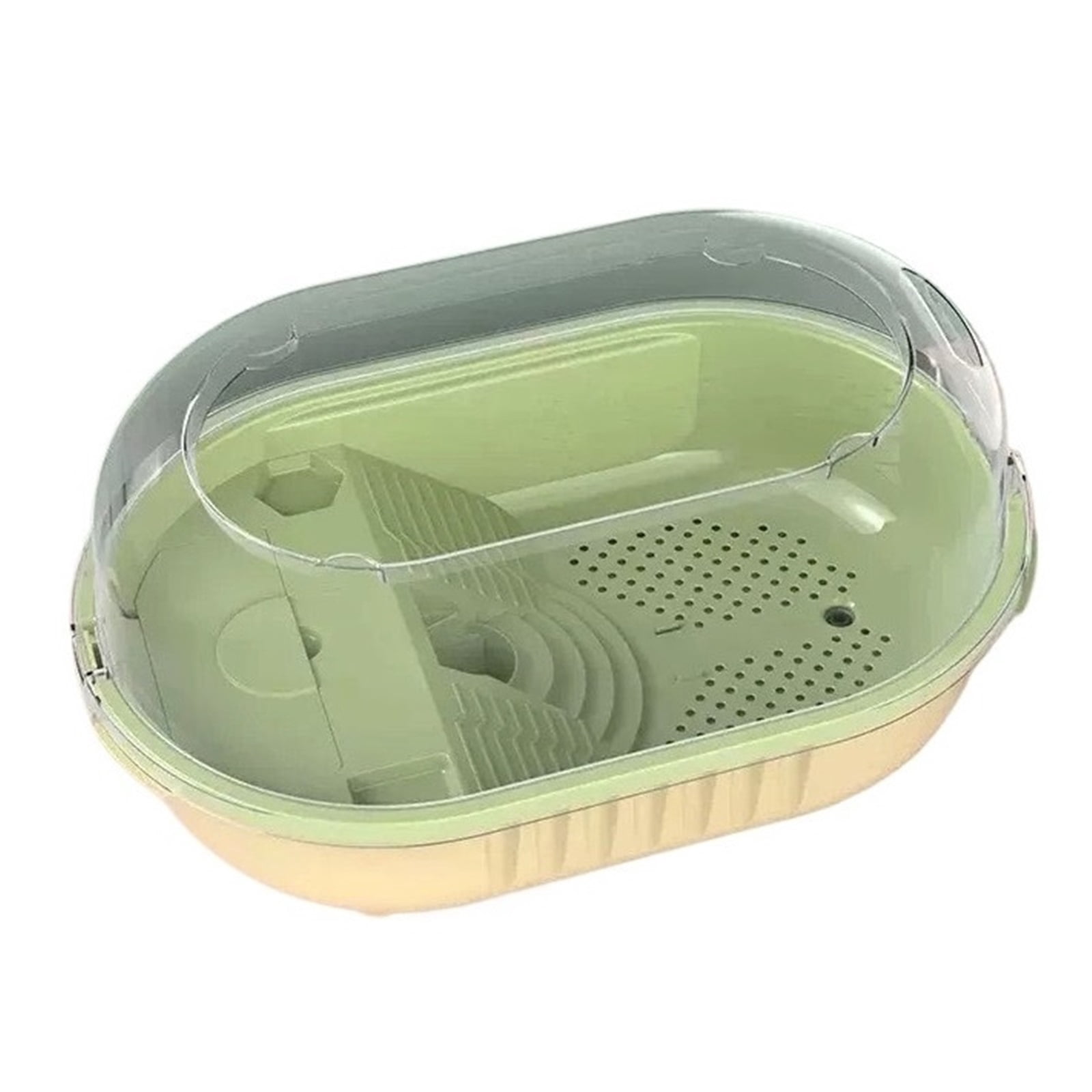 Turtle tank with sun drying platform for home breeding and landscaping