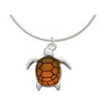 thumbnail image 1 of Turtle with Resin Body Charm Necklace, 18"+2" Extender, 1 of 1