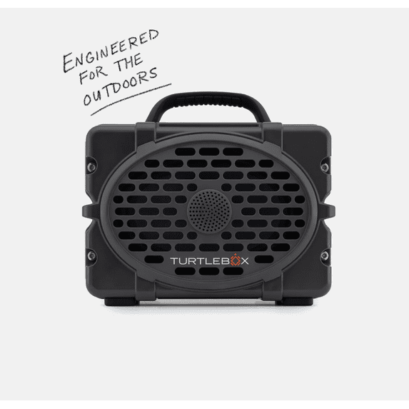 Turtlebox Gen 3 Speaker Thunderhead Gray, 120dB Outdoor Sound, IP67 Waterproof, Bluetooth 5.4, 25+ Hour Battery, Touch Controls (TBG3-TG)