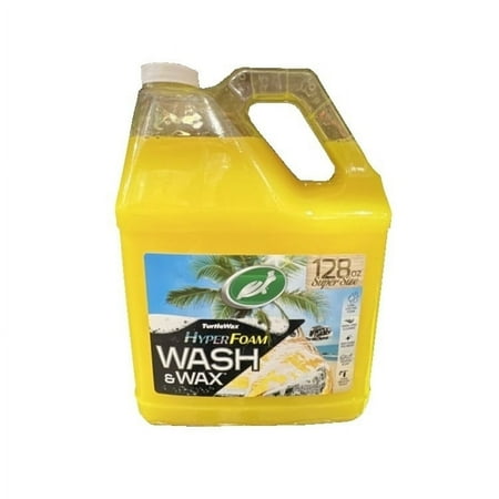 TurtleWax HyperFoam Wash and Wax, Automotive Cleaner, 1 Gallon