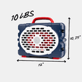 thumbnail image 1 of Turtlebox GEN 3 Americana Blue Portable Bluetooth Speaker, 1 of 7