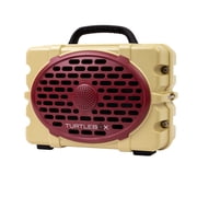 Turtlebox GameDay Series 2.0 Outdoor Bluetooth Speaker, Waterproof, 25hr Battery, Party Mode, Gold/Garnet TB-ORIG-G3-GOLD-GARN-BLK-2