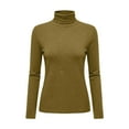 thumbnail image 1 of Turtleneck Glitter Tee Blouse Tops，Long Sleeve Sequin TopParty Slimming Shirts Winter Undershirt Sequin Tops For Women Long Sleeve Ribbed Knit Fall Shirts Fall Outfits Fashion Tee Going Out Crop Tops, 1 of 9