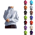 thumbnail image 1 of Turtleneck Sweater Women 2026 Fall Winter Trendy Long Sleeve Plain Knitted Pullover Sweater Jumper Tops, 1 of 4