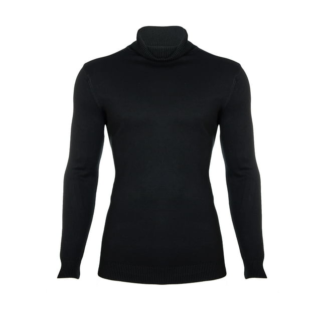Turtleneck Sweaters for Men's Knitted Pullover Long Sleeve Sweaters Slim Fit Lightweight Sweatshirt Casual Turtle Neck Sweaters