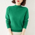 thumbnail image 1 of Turtleneck Sweaters for Petite Women Long Sleeve Trendy Casual Lightweight Comfy Layering Top S-3XL, 1 of 8