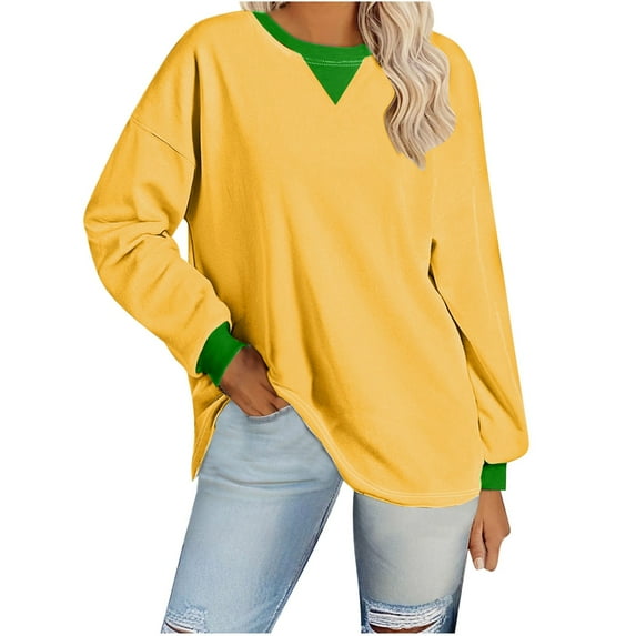 Turtleneck Sweaters for Women Long Sleeve Knit Tops Loose Fit Pullover Knitted Sweater Ribbed High Collar Loose Long Sleeve Slit Top